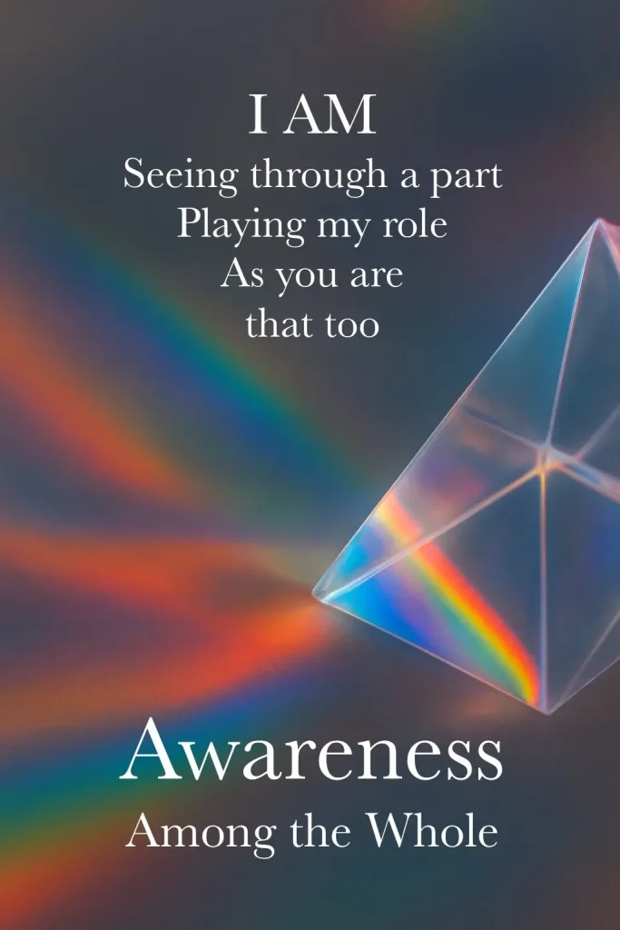 I Am Awareness ~ In Part and as One I Am Awareness ~ Part and One